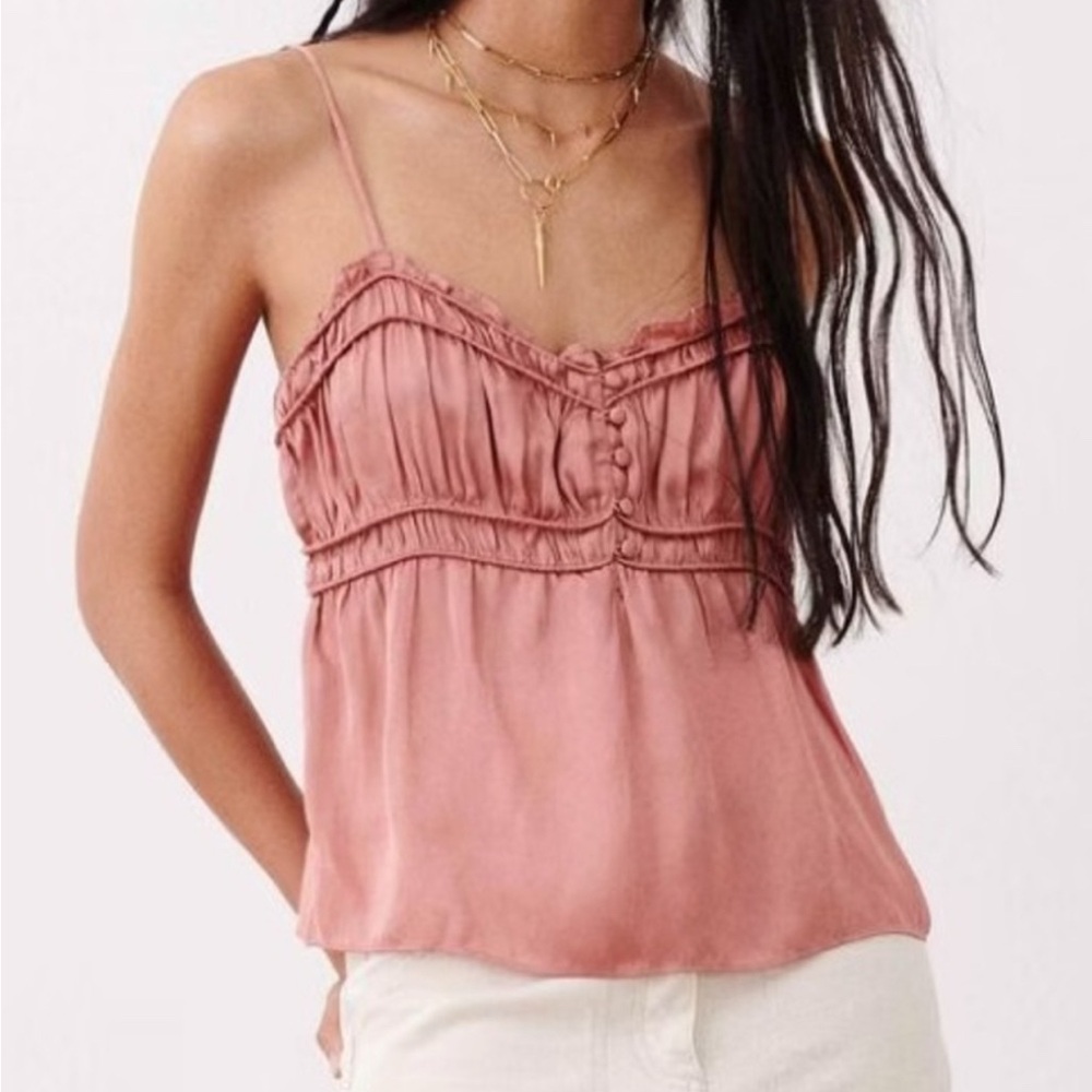 ba&sh Dusty Rose Camisole Top